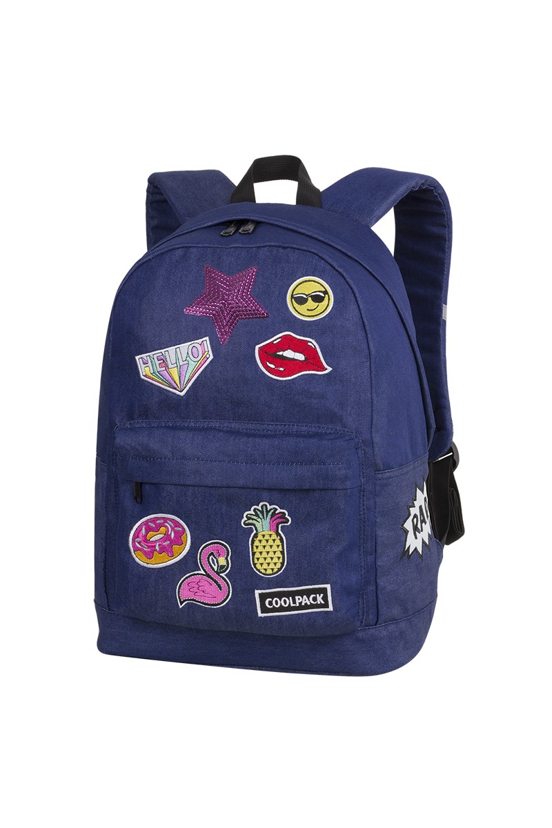 Plecak miejski Cross 25L Badges Girls Denim